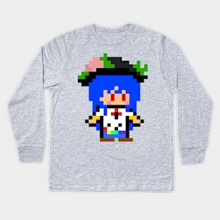 Le Mini Gensokyo Tenshi Hinanawi NO BACK DESIGN Kids Long Sleeve T-Shirt